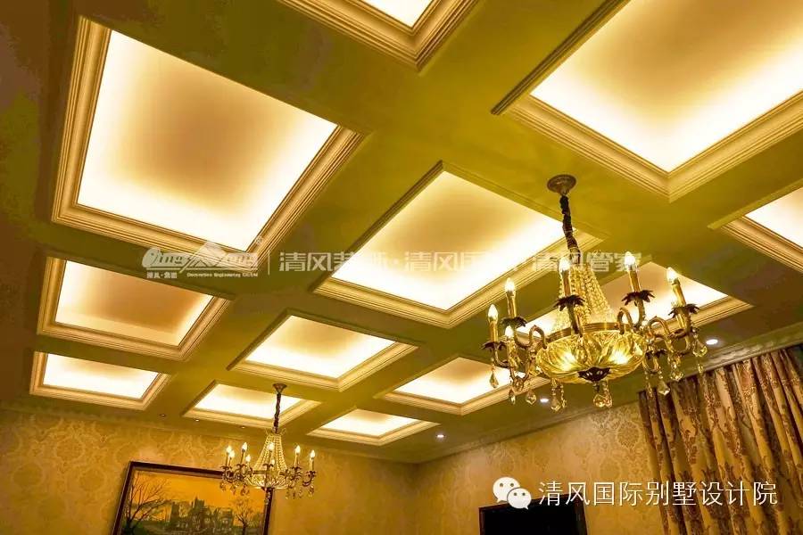 實(shí)拍清風(fēng)裝飾，美式古典樣板房，體味得體有度的優(yōu)雅