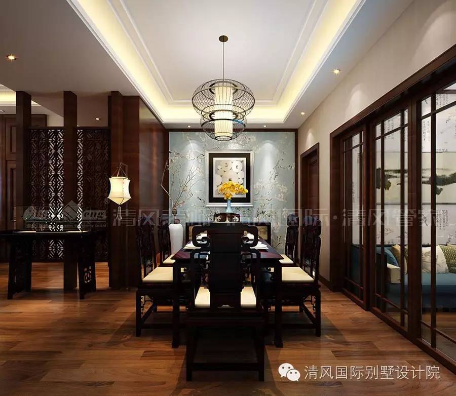 新中式家裝設(shè)計，在溫雅含蓄中，修身養(yǎng)性。