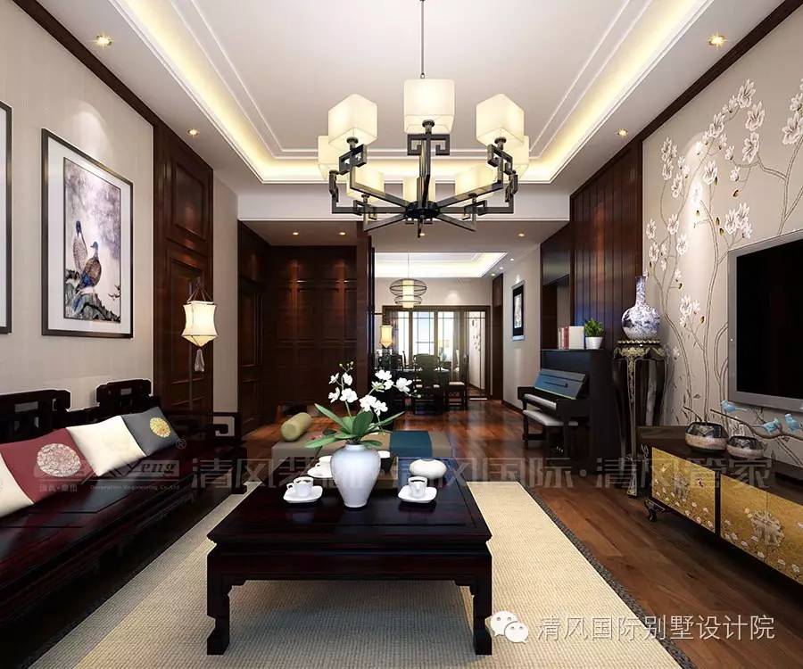 新中式家裝設(shè)計，在溫雅含蓄中，修身養(yǎng)性。