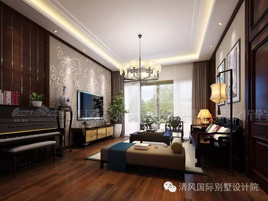 新中式家裝設(shè)計，在溫雅含蓄中，修身養(yǎng)性。