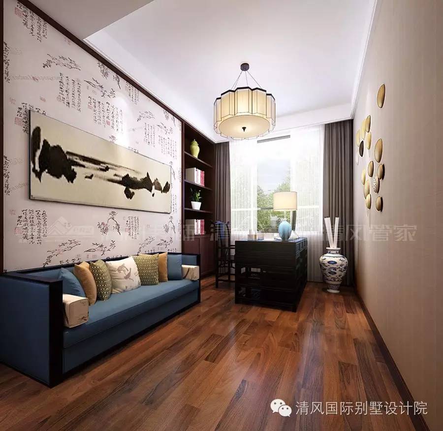 新中式家裝設(shè)計，在溫雅含蓄中，修身養(yǎng)性。