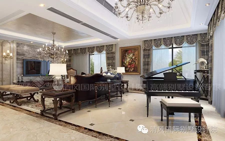 用美式家裝強(qiáng)大的包容性，表現(xiàn)生活中的優(yōu)雅、隨性。
