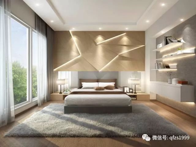 你家的臥室床頭背景有這么高的逼格嗎？