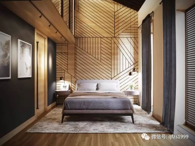 你家的臥室床頭背景有這么高的逼格嗎？
