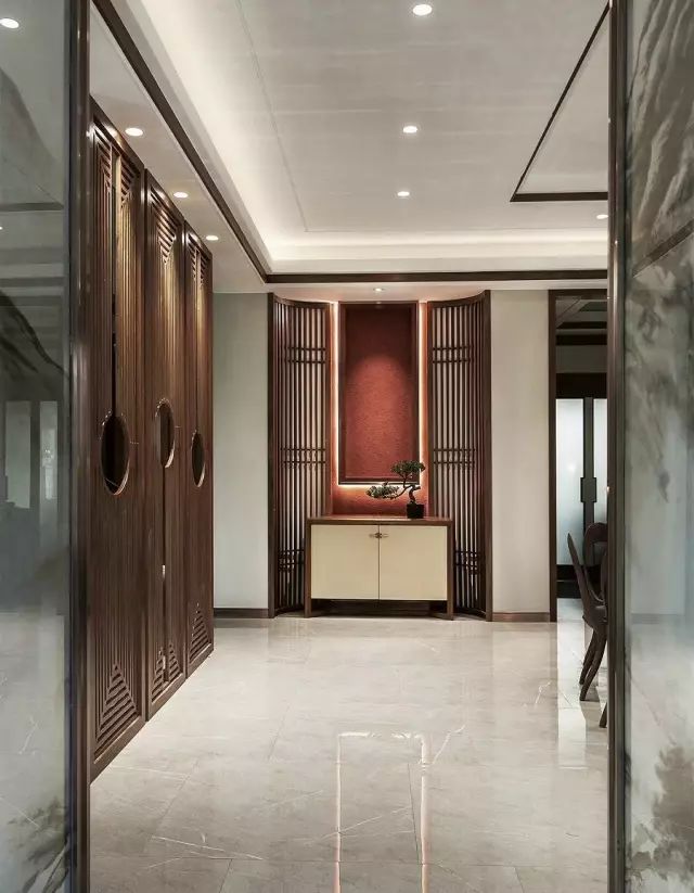新中式玄關(guān)，推開門就讓人驚艷到心！