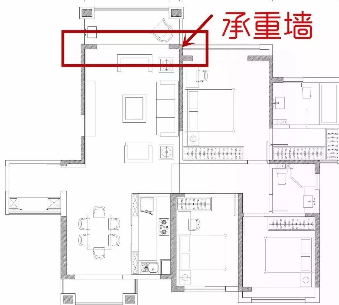陽臺(tái)空間納入客廳后，讓小家輕松變大5㎡！