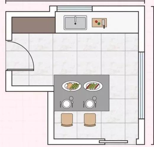 家裝小課堂|廚房和餐廳放在一起