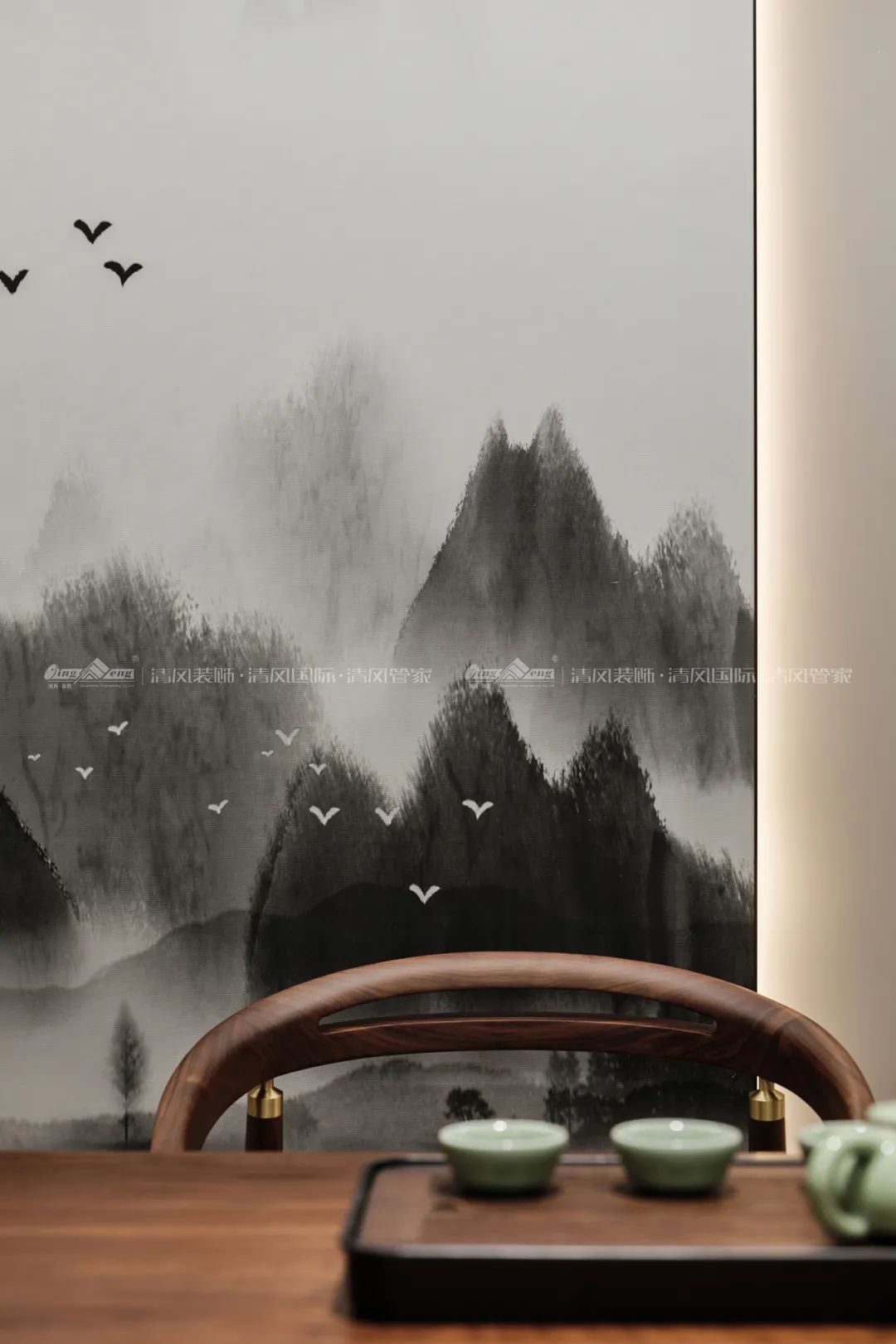 賞·析|450㎡簡約大宅設計，循光而至，靜謐于心