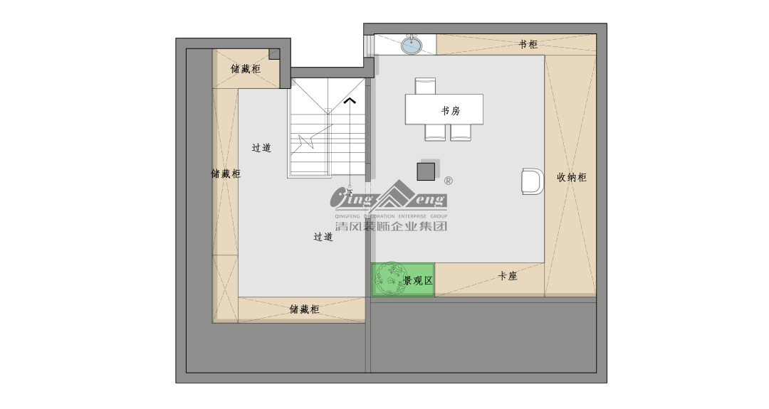 賞·析|300㎡輕法混搭風(fēng)，時尚溫馨感拉滿！